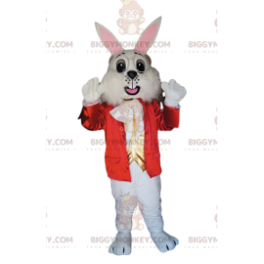 Costume da mascotte Bunny BIGGYMONKEY™ con elegante giacca