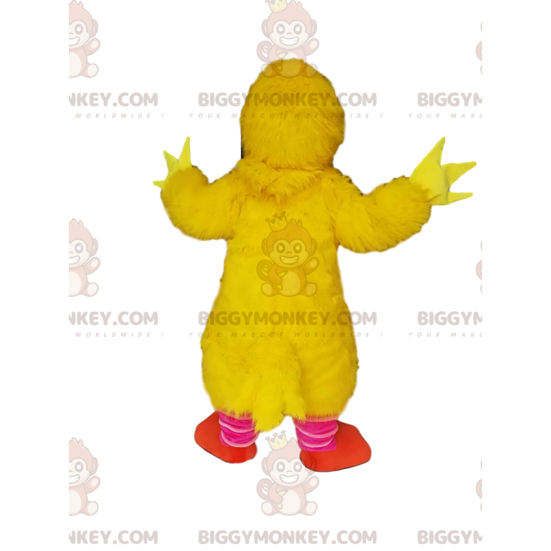 Big Very Happy Yellow Chick BIGGYMONKEY™ Mascot Costume -