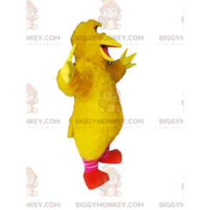 Costume de mascotte BIGGYMONKEY™ de grand poussin jaune très