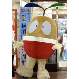Costume da mascotte BIGGYMONKEY™ con frutta marrone mela