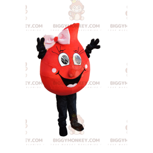 BIGGYMONKEY™ Costume da mascotte di Blob rosso con grande