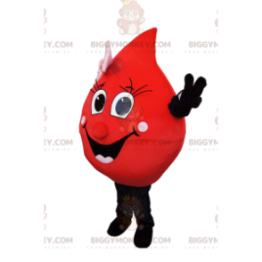 BIGGYMONKEY™ Costume da mascotte di Blob rosso con grande