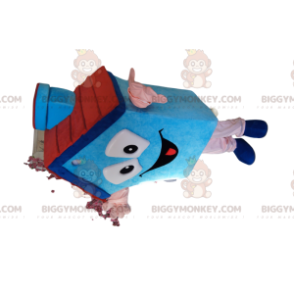 Blue Chimney Cottage BIGGYMONKEY™ Mascot Costume -