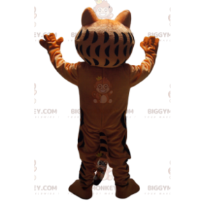 BIGGYMONKEY™ mascottekostuum van Garfield, de zeer gulzige