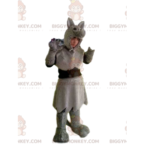 Gray wolf costume with beautiful fur – Biggymonkey.com