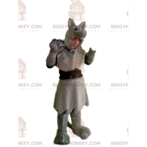Grauer Wolf Kostüm mit schönem Fell - Biggymonkey.com