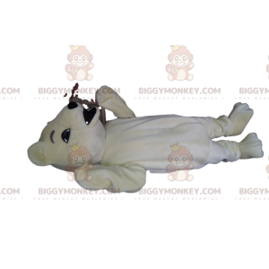 Costume de mascotte BIGGYMONKEY™ d'ours polaire très doux -