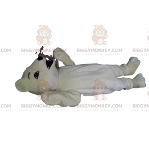 Super morbido costume da mascotte dell'orso polare BIGGYMONKEY™