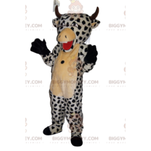 Disfraz de mascota de vaca BIGGYMONKEY™ con lindas manchas