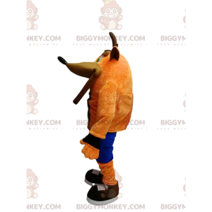 BIGGYMONKEY™ maskotdräkt av Crash Bandicoot, den berömda