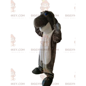 Great Fun Gray and White Shark BIGGYMONKEY™ Mascot Costume –