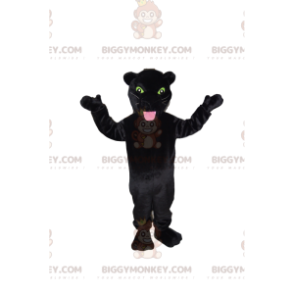BIGGYMONKEY™ Mascot Costume of Black Panther with Beautiful