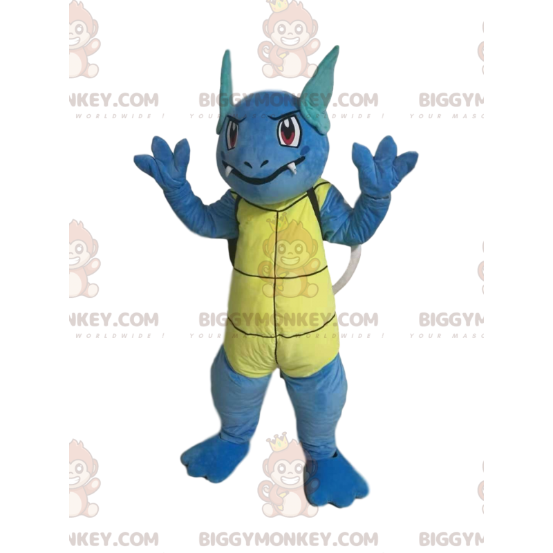 Disfraz de mascota BIGGYMONKEY™ Disfraz de Yoshi. Tamaño L (175-180 CM)