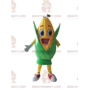Disfraz de mascota BIGGYMONKEY™ de mazorca de maíz muy cómico -