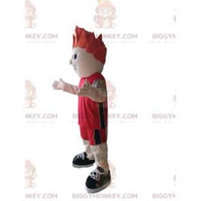 Traje de mascote de esportista BIGGYMONKEY™ com roupa esportiva