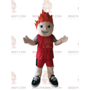 Traje de mascote de esportista BIGGYMONKEY™ com roupa esportiva