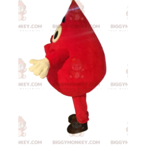 Zeer vrolijk Red Blob BIGGYMONKEY™ mascottekostuum -