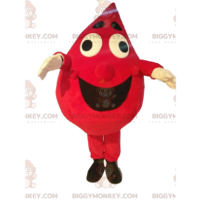 Meget munter Red Blob BIGGYMONKEY™ maskotkostume -