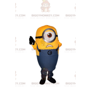 BIGGYMONKEY™ Mascot Costume of Stuart the Crazy Minion -