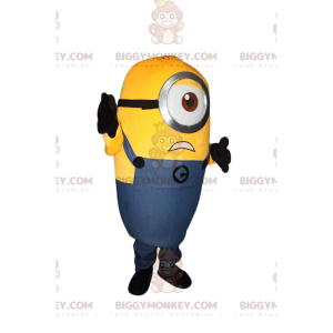 BIGGYMONKEY™ Mascot Costume of Stuart the Crazy Minion -