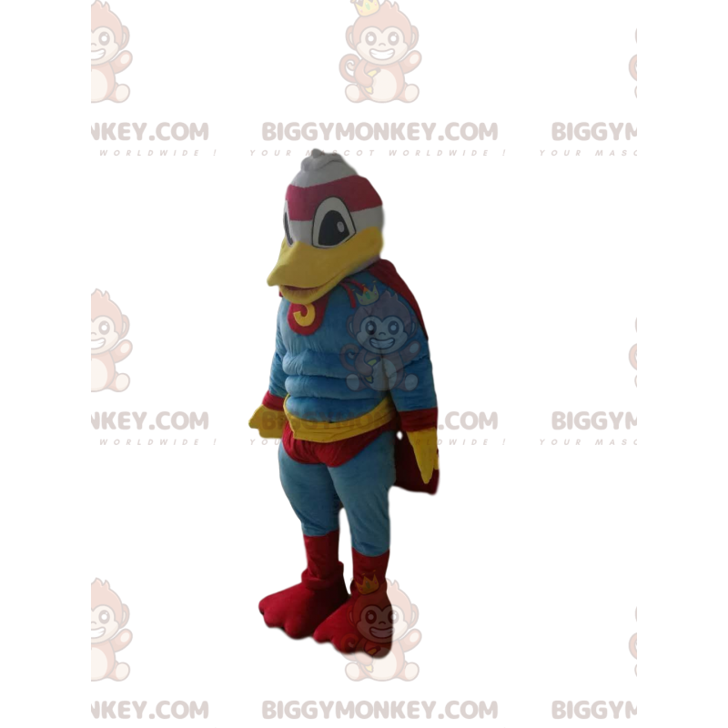 Donald's BIGGYMONKEY™ Maskottchen-Kostüm mit Superhelden-Outfit