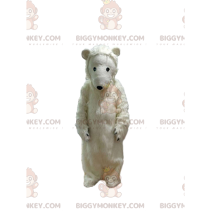 Så förtjusande isbjörns BIGGYMONKEY™ maskotdräkt - BiggyMonkey