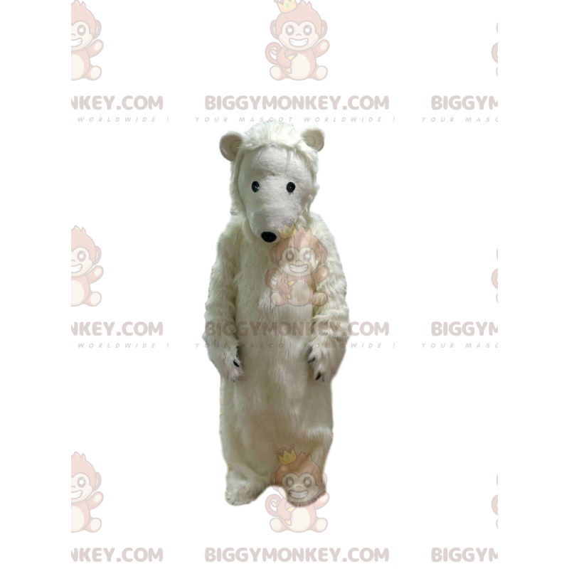 Costume de mascotte BIGGYMONKEY™ d'ours blanc tellement