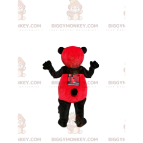 Costume de mascotte BIGGYMONKEY™ de panda rouge et noir -