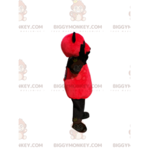 Costume de mascotte BIGGYMONKEY™ de panda rouge et noir -