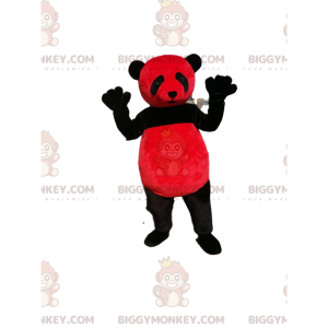 Rød og sort Panda BIGGYMONKEY™ maskotkostume - Biggymonkey.com