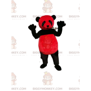 Costume da mascotte Panda BIGGYMONKEY™ rosso e nero -