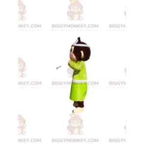 Fantasia de mascote de macaco marrom BIGGYMONKEY™ com roupão de
