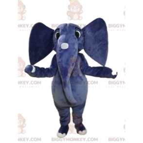 Costume de mascotte BIGGYMONKEY™ d'éléphant majestueux avec