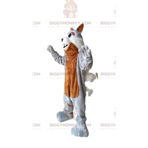 ¡Disfraz de mascota BIGGYMONKEY™ de ardilla marrón y gris con