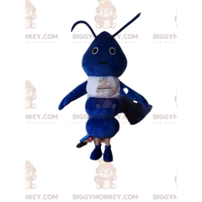 Traje de mascote de formiguinha azul BIGGYMONKEY™ com camisa