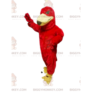 Traje de mascote BIGGYMONKEY™ Red Eagle com um olhar persuasivo