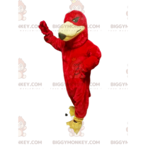 Kostium maskotki BIGGYMONKEY™ Czerwony orzeł o przekonującym