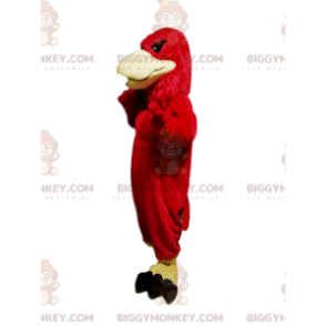 Traje de mascote BIGGYMONKEY™ Red Eagle com um olhar persuasivo