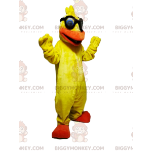 Super zabawny kostium maskotka żółta kaczka BIGGYMONKEY™ z