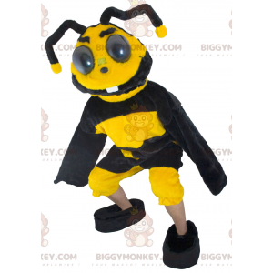 Gult och svart getingbi BIGGYMONKEY™ maskotdräkt - BiggyMonkey