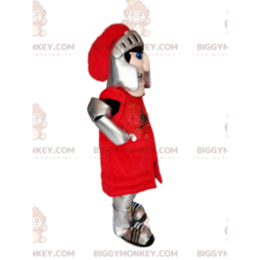 Kostium maskotka rycerz BIGGYMONKEY™ z hełmem i zbroją -