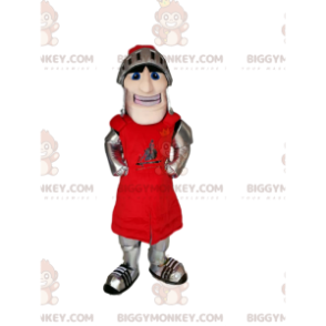 Knight BIGGYMONKEY™ Mascot Costume with Helmet and Armor –