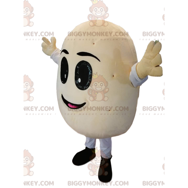 Costume da mascotte BIGGYMONKEY™ Caramelle color crema molto