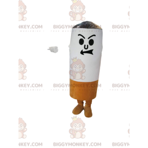Böse aussehende Zigarette BIGGYMONKEY™ Maskottchen-Kostüm -