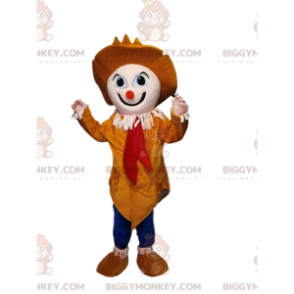 Costume de mascotte BIGGYMONKEY™ de clown avec un petit nez