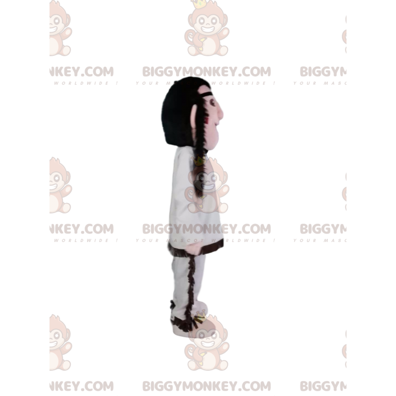 Costume de mascotte BIGGYMONKEY™ d'homme amérindien avec une