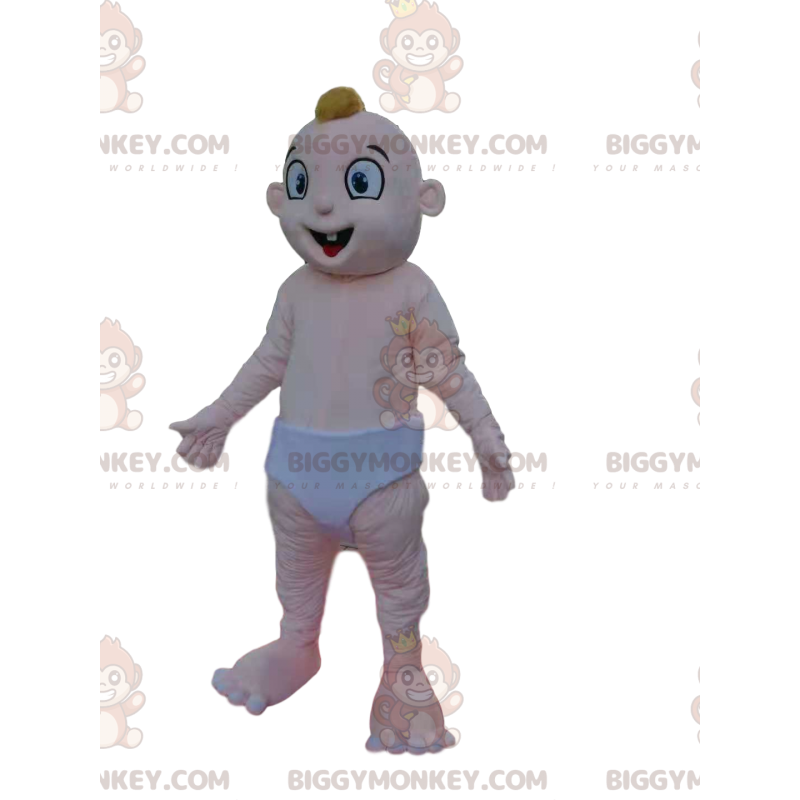 Divertido disfraz de mascota Baby BIGGYMONKEY™ con dientes