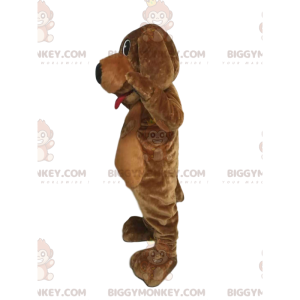 BIGGYMONKEY™ Costume da mascotte Cane marrone con grande muso