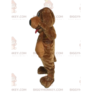 BIGGYMONKEY™ Maskottchenkostüm Brauner Hund mit großer