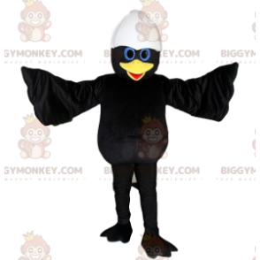 Disfraz de mascota BIGGYMONKEY™ de Calimero, el pato negro con